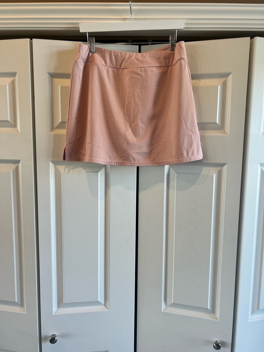 Amazon Women's Blush Pink Mini Skirt. With built in short. Worn once!